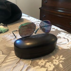 Michael Kors mirrored green aviators - McKensie